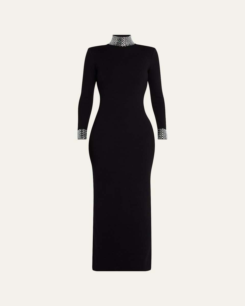 Monroe Embellished Cashmere-Blend Maxi Dress